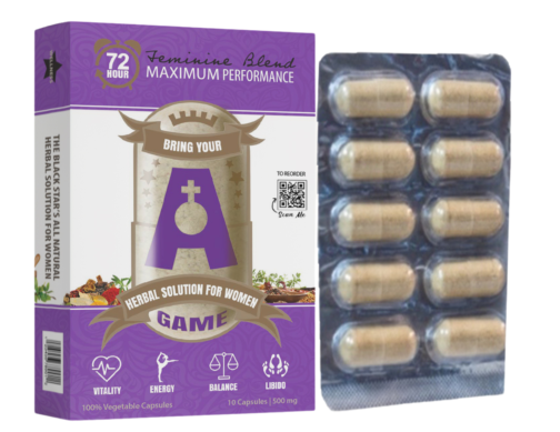 A-Game WOMEN Herbal Solution 1 Month Supply | Total 10 Capsules